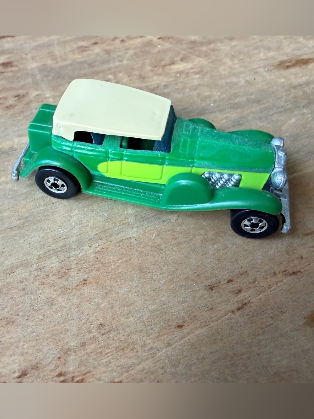Vintage Hot Wheels ’31 Doozie Green 1976 Mattel Complete Removable Roof